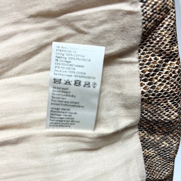 Nanushka Hide Jacket Vegan Leather Puffer Coat - Picture 7 of 7